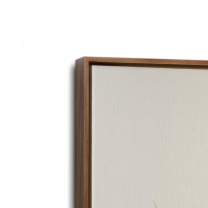 [Color:Walnut], Picture of art in a Walnut frame at an angle