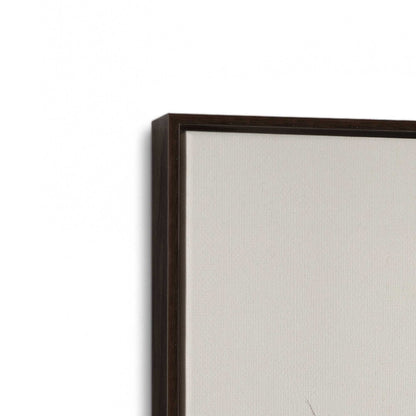 [Color:Espresso], Picture of art in a Espresso frame at an angle
