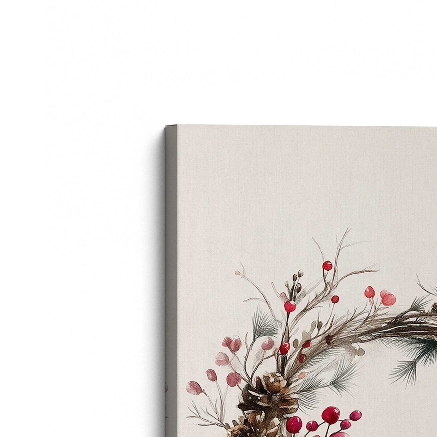 [Color:Stretched Canvas], Picture of the corner of the art