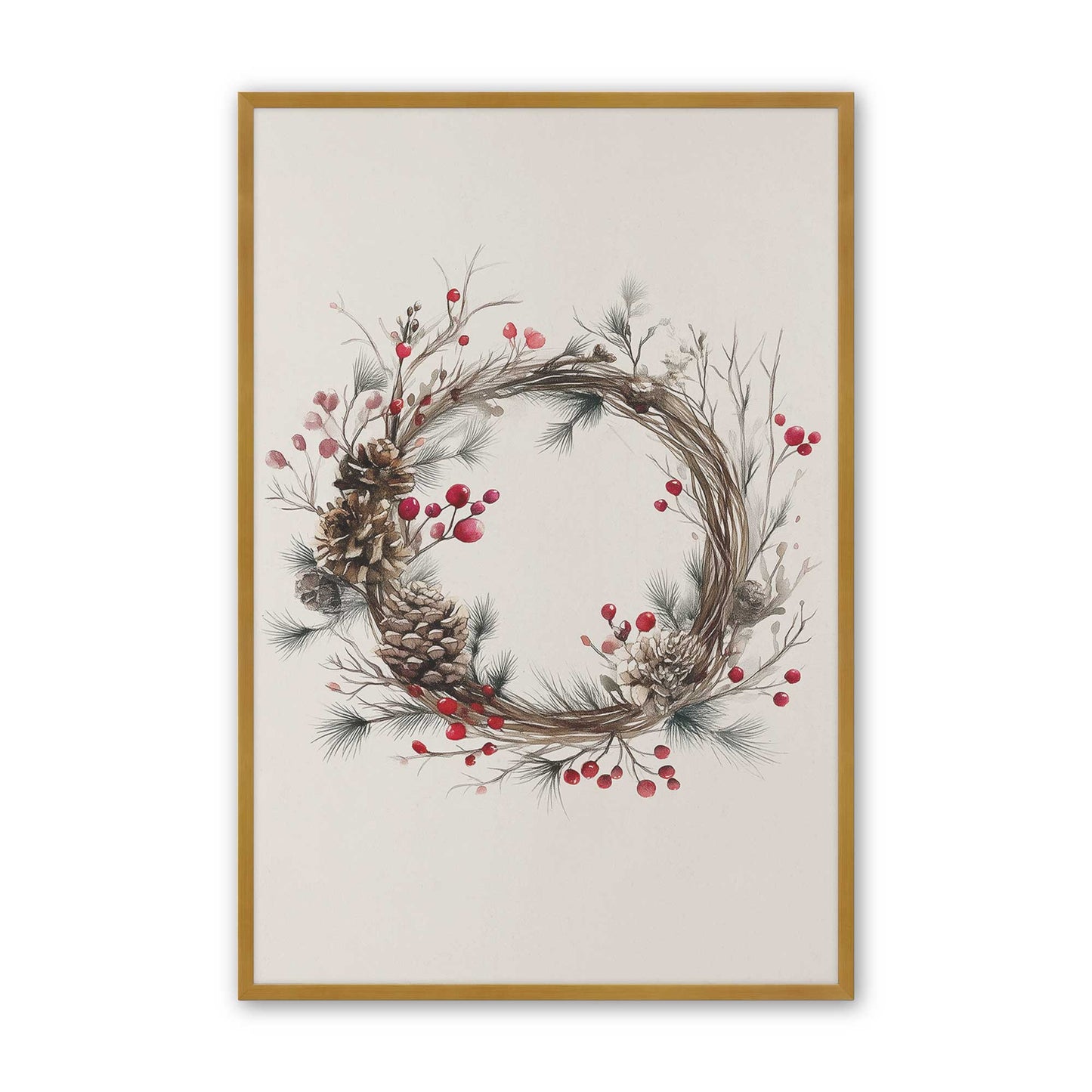 [Color:Polished Gold], Picture of art in a Polished Gold frame