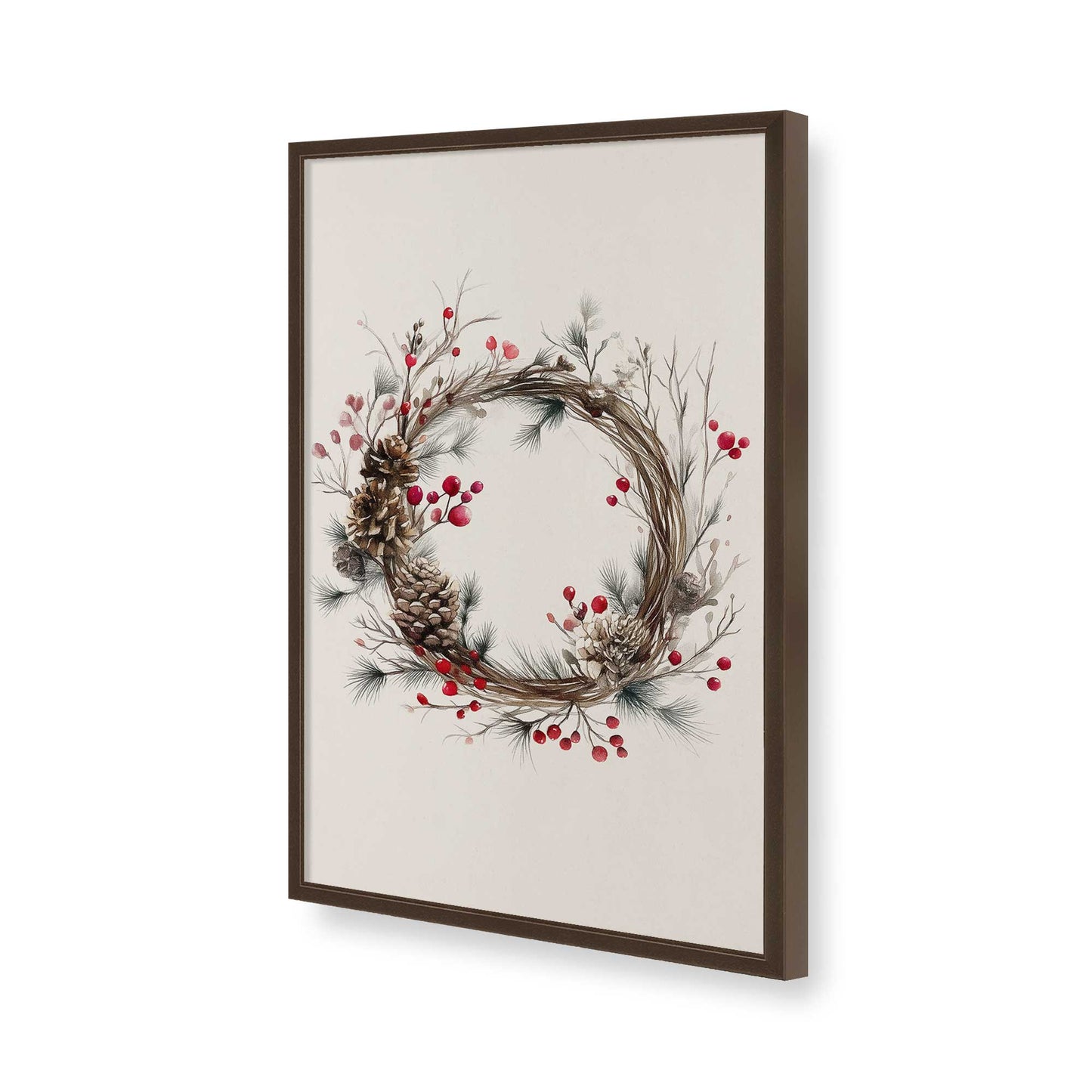 [Color:Belvinder Brown], Picture of art in a Belvinder Brown frame of the corner