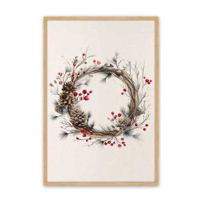 [Color:American Maple], Picture of art in a American Maple frame