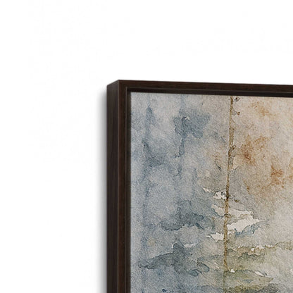 [Color:Espresso], Picture of art in a Espresso frame at an angle