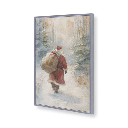 [Color:Polished Chrome], Picture of art in a Polished Chrome frame of the corner