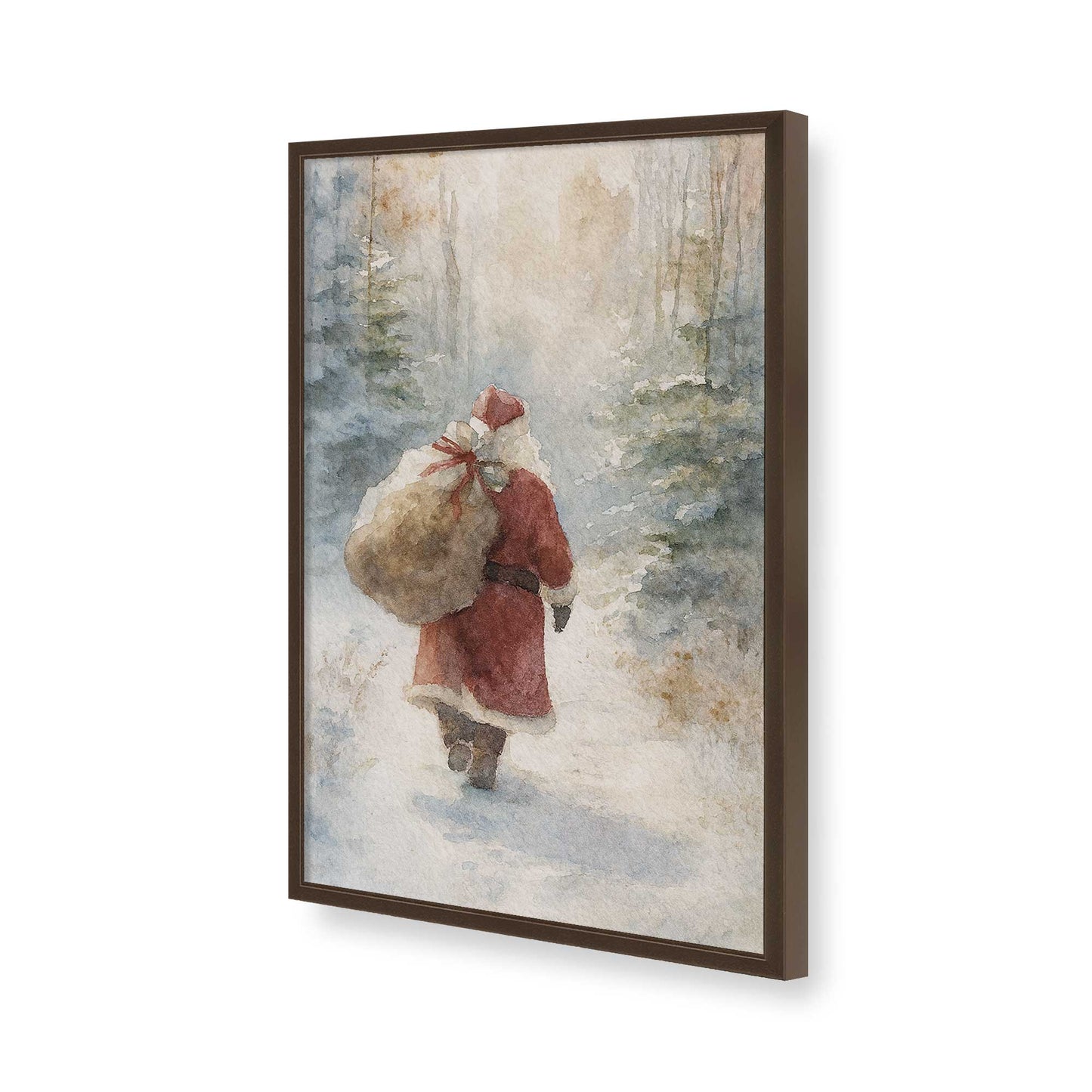 [Color:Belvinder Brown], Picture of art in a Belvinder Brown frame of the corner