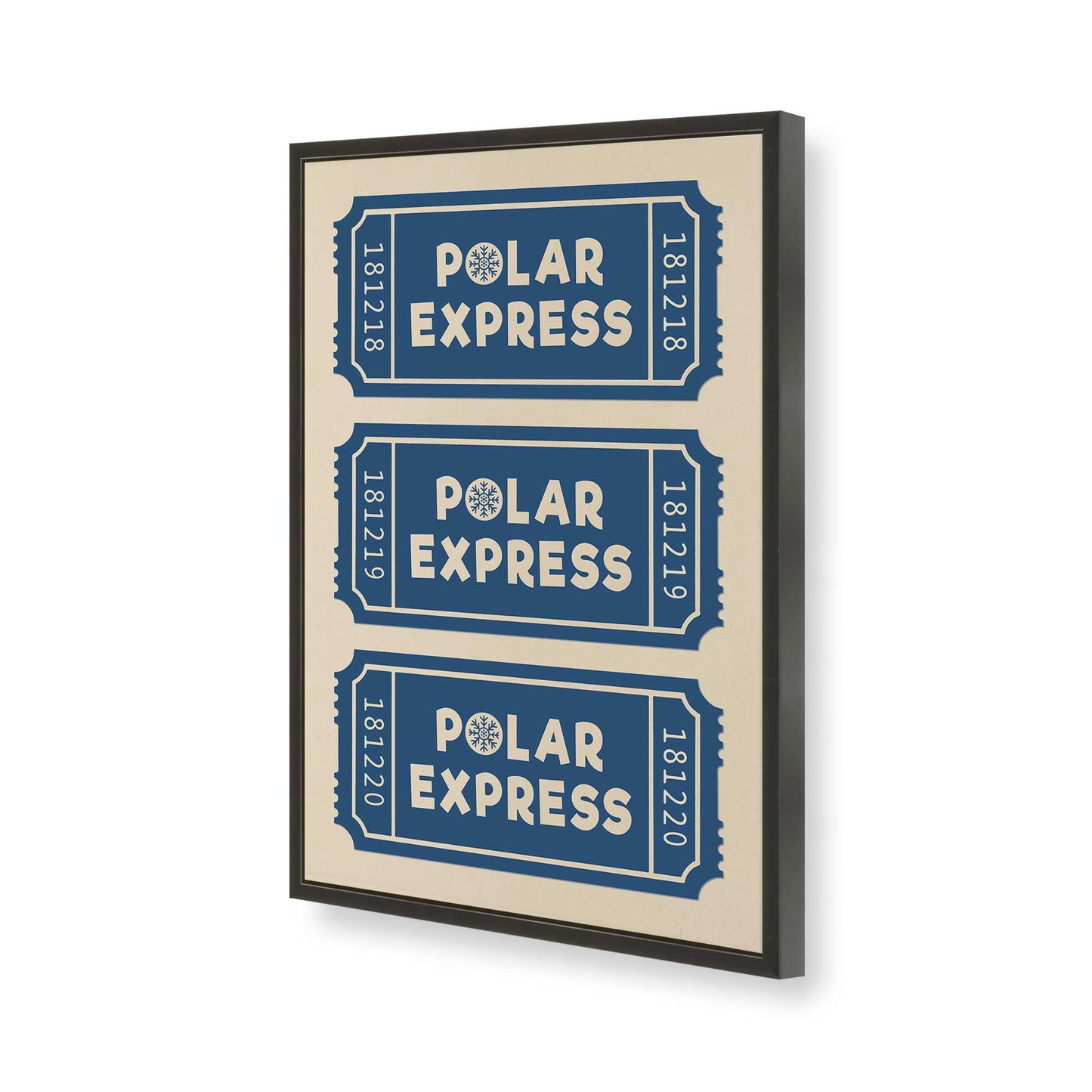 [Color:Satin Black], Picture of art in a Satin Black frame of the corner