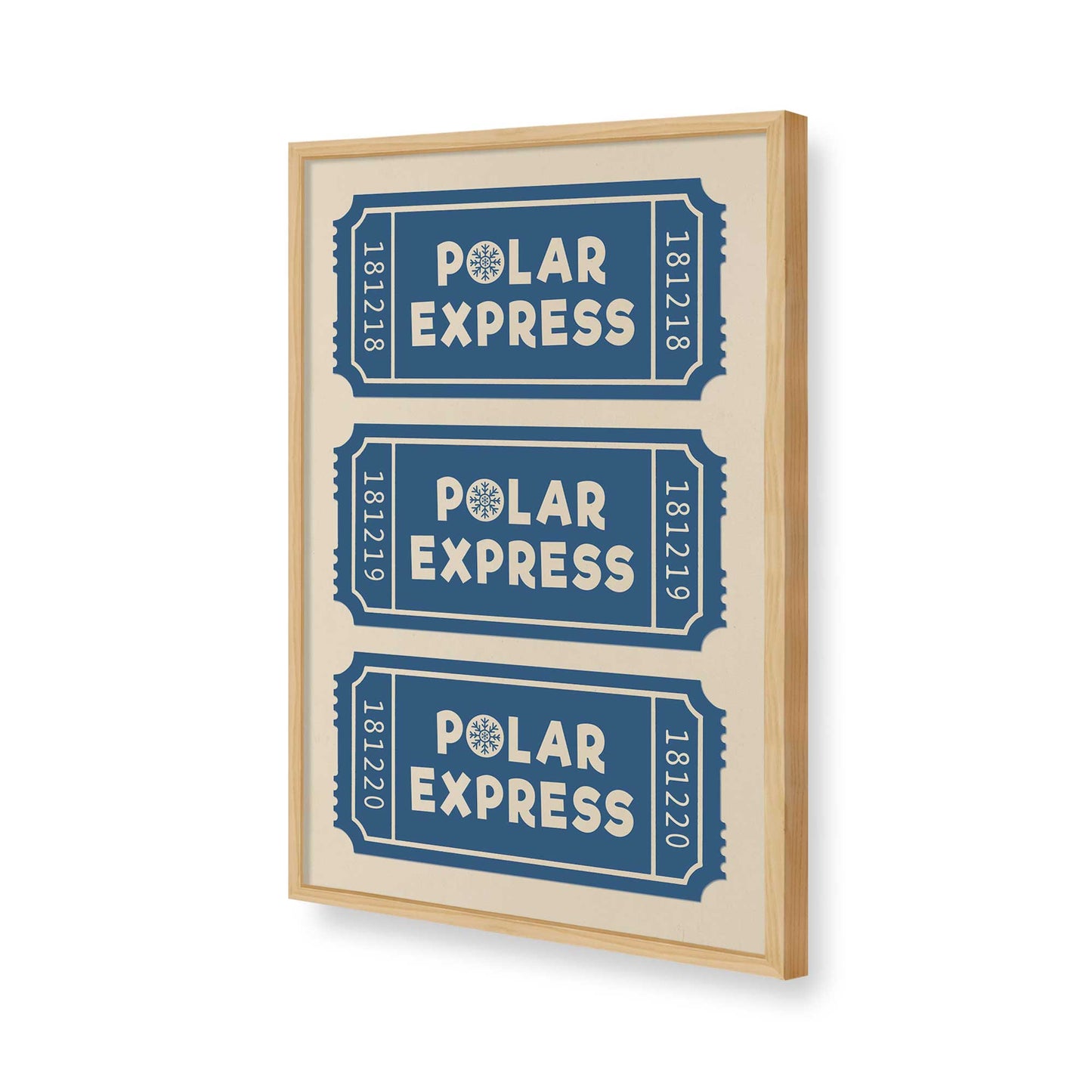 [Color:American Maple], Picture of art in a American Maple frame of the corner