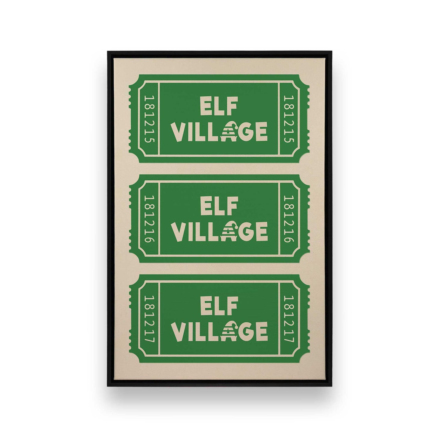 [Color:Satin Black], Picture of art in a Satin Black frame