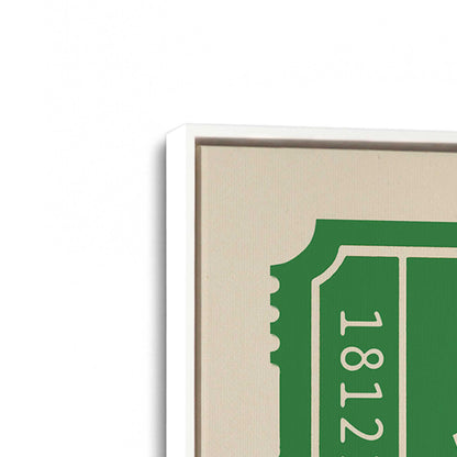 [Color:Opaque White], Picture of art in a White frame at an angle