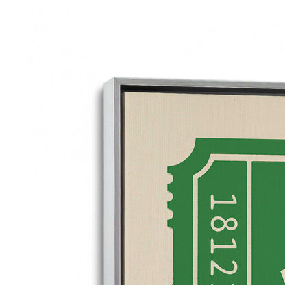 [Color:Polished Chrome], Picture of art in a Polished Chrome frame at an angle