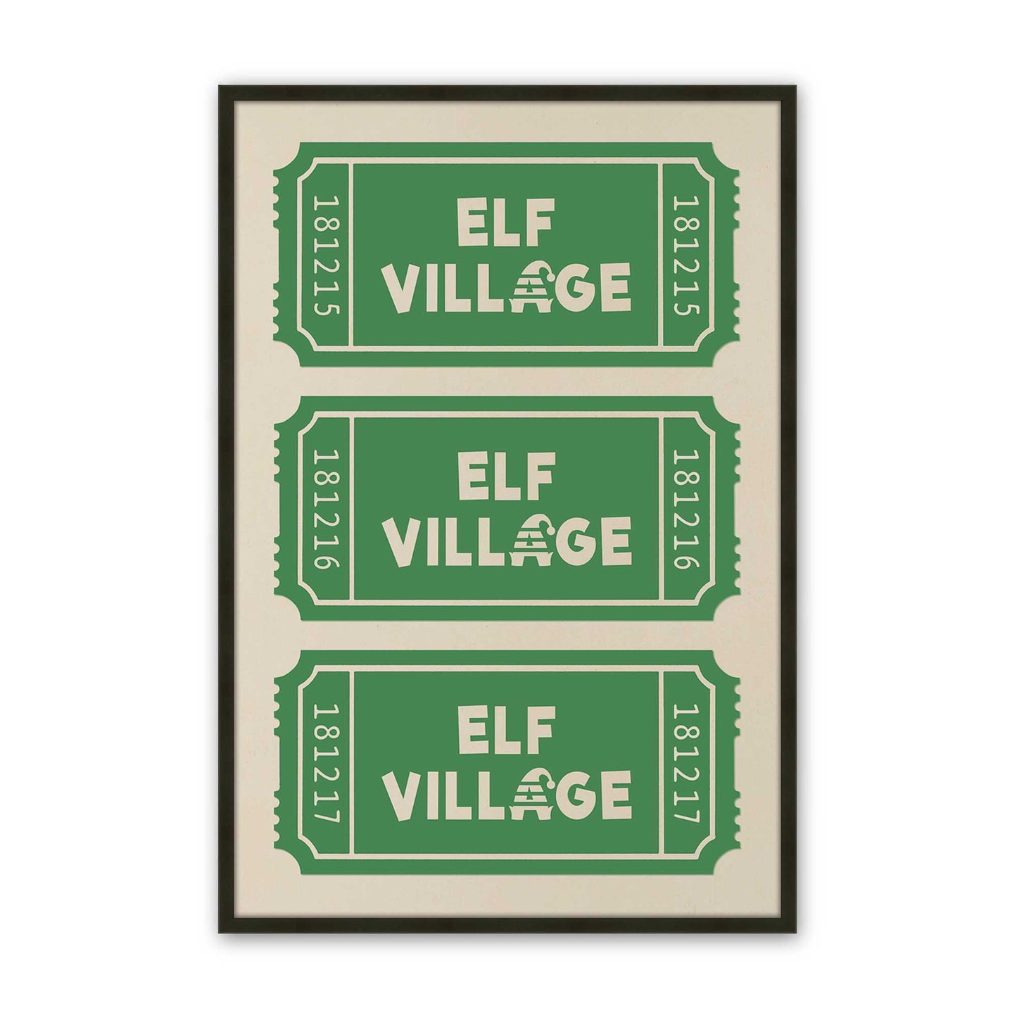 [Color:Satin Black], Picture of art in a Satin Black frame