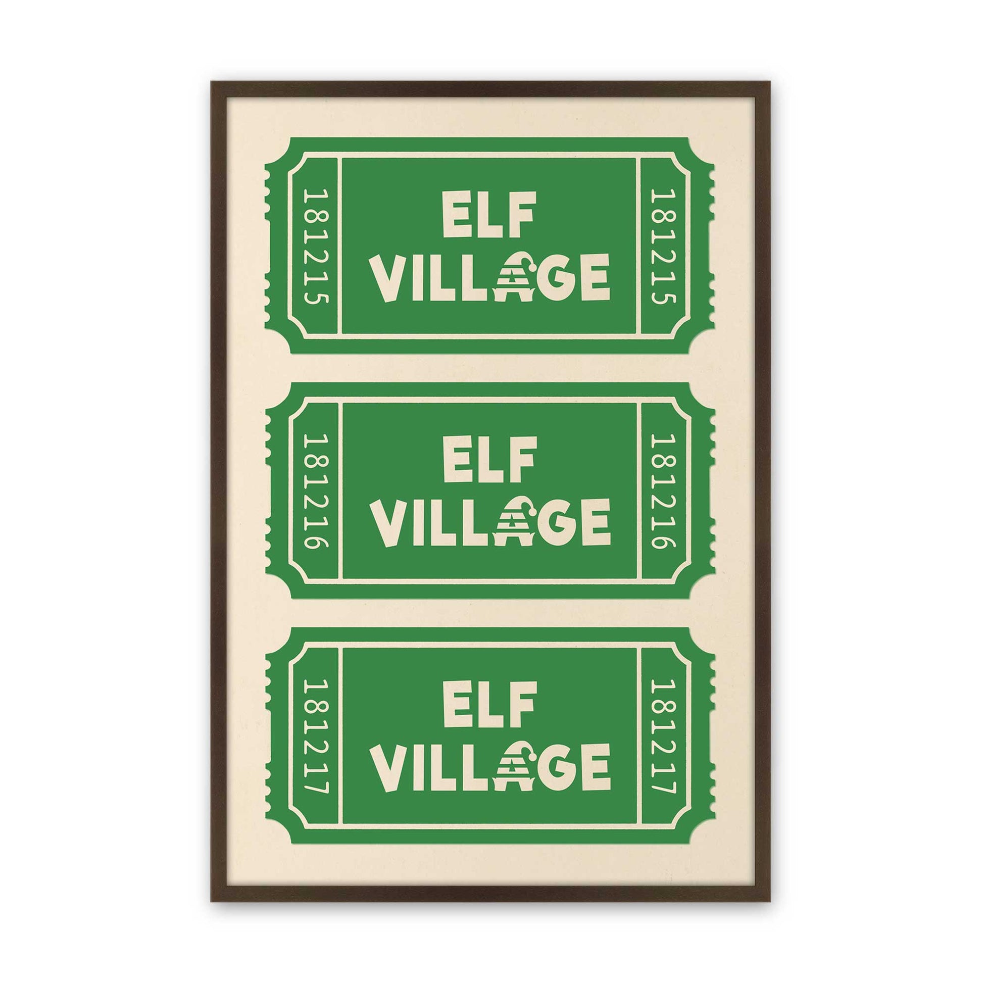 [Color:Brown], Picture of art in a Brown frame