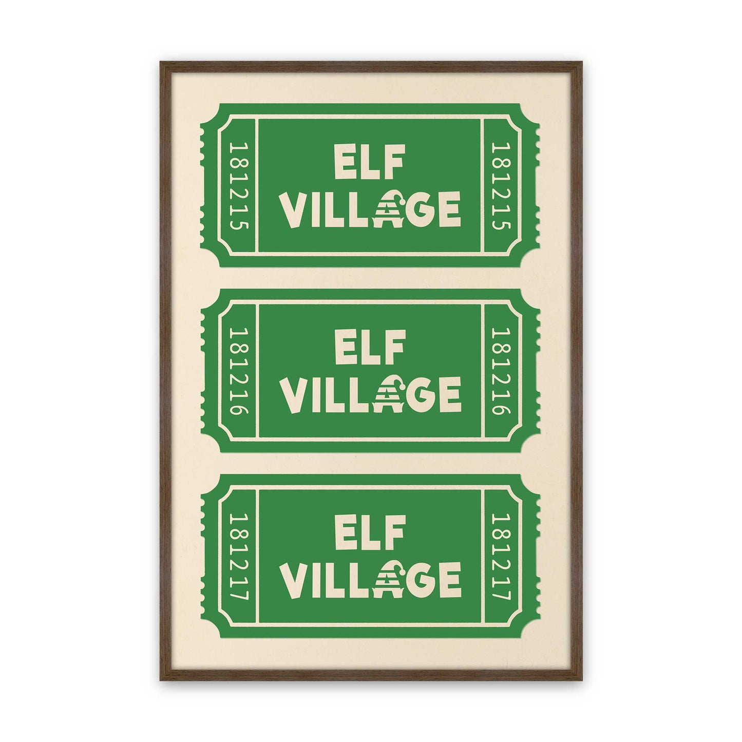 [Color:Walnut], Picture of art in a Walnut frame