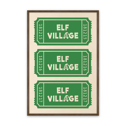 [Color:Walnut], Picture of art in a Walnut frame