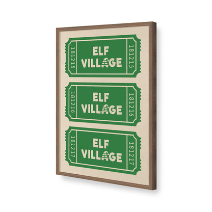 [Color:Walnut], Picture of art in a Walnut frame of the corner