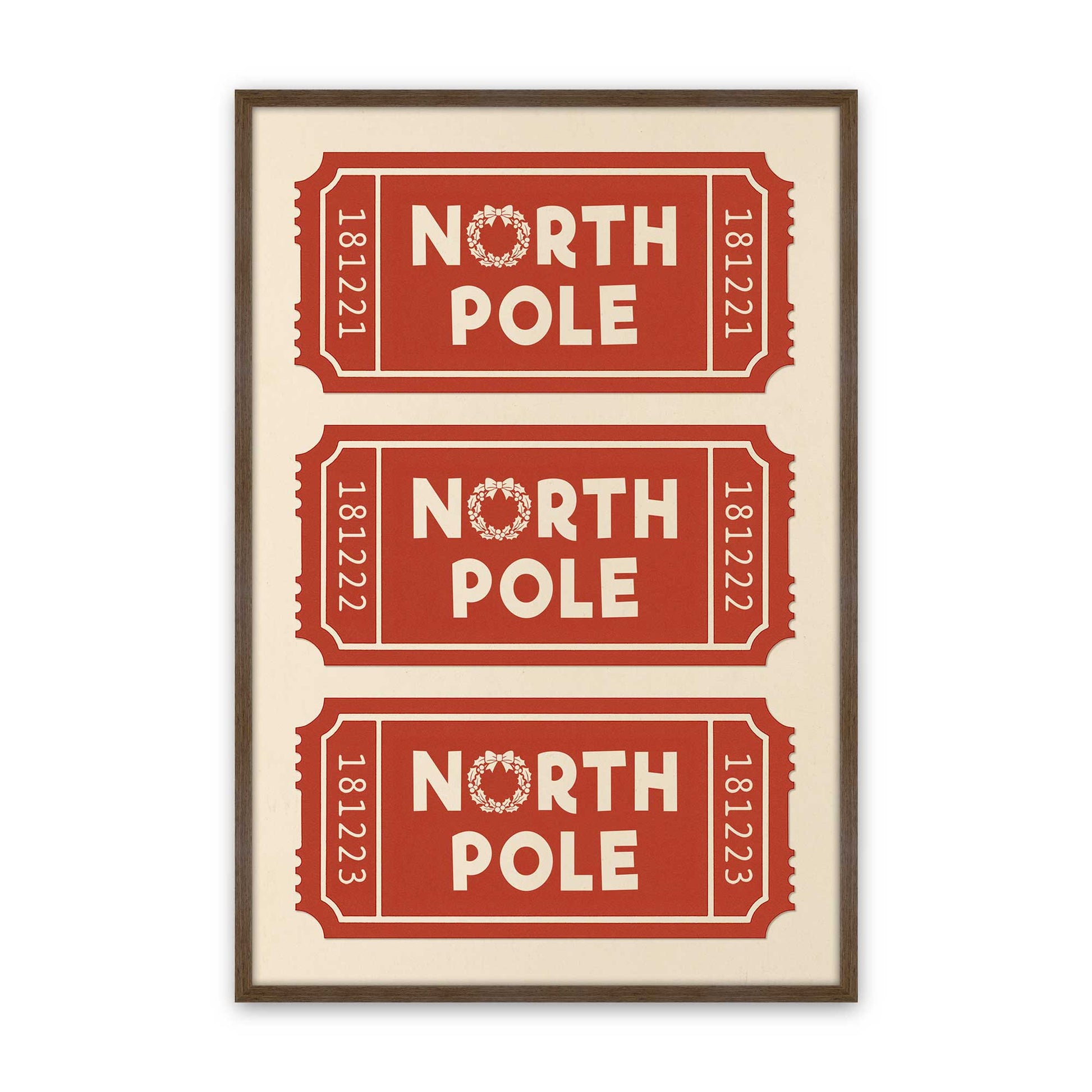 [Color:Walnut], Picture of art in a Walnut frame