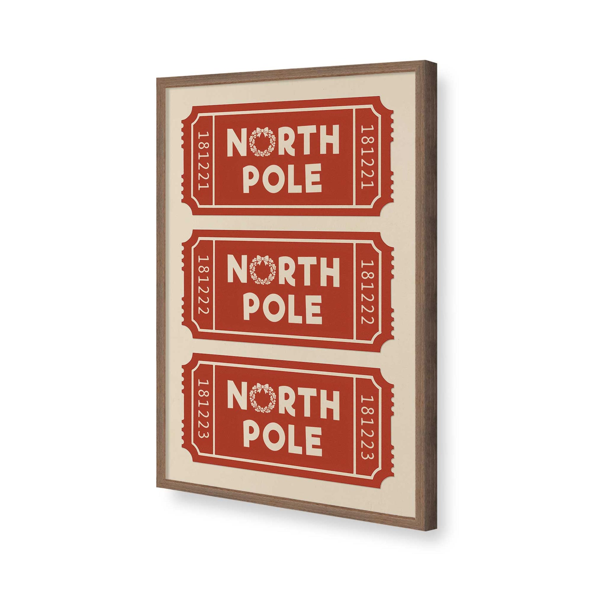 [Color:Walnut], Picture of art in a Walnut frame of the corner