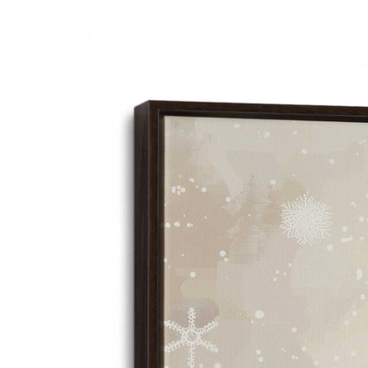 [Color:Espresso], Picture of art in a Espresso frame at an angle