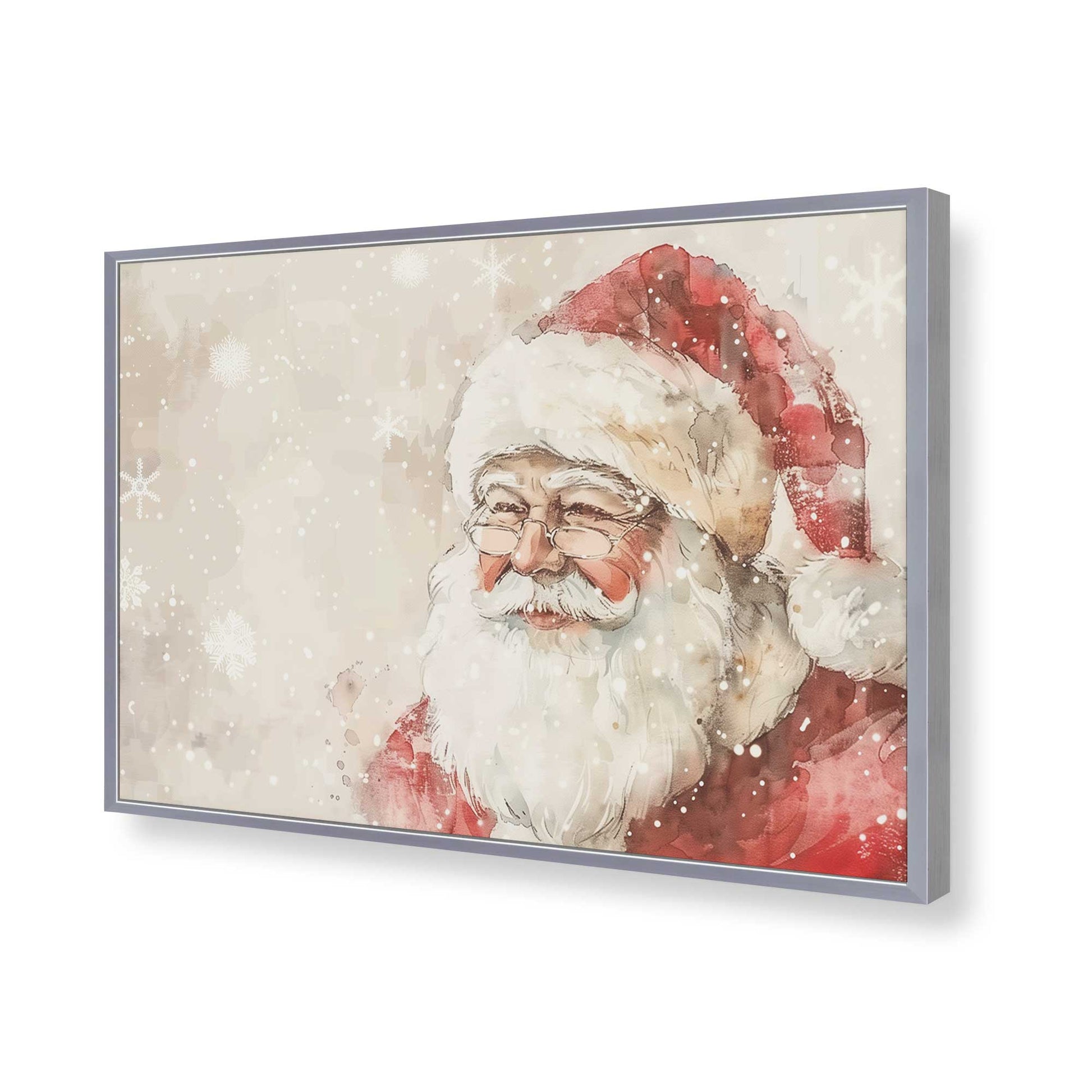 [Color:Polished Chrome], Picture of art in a Polished Chrome frame of the corner