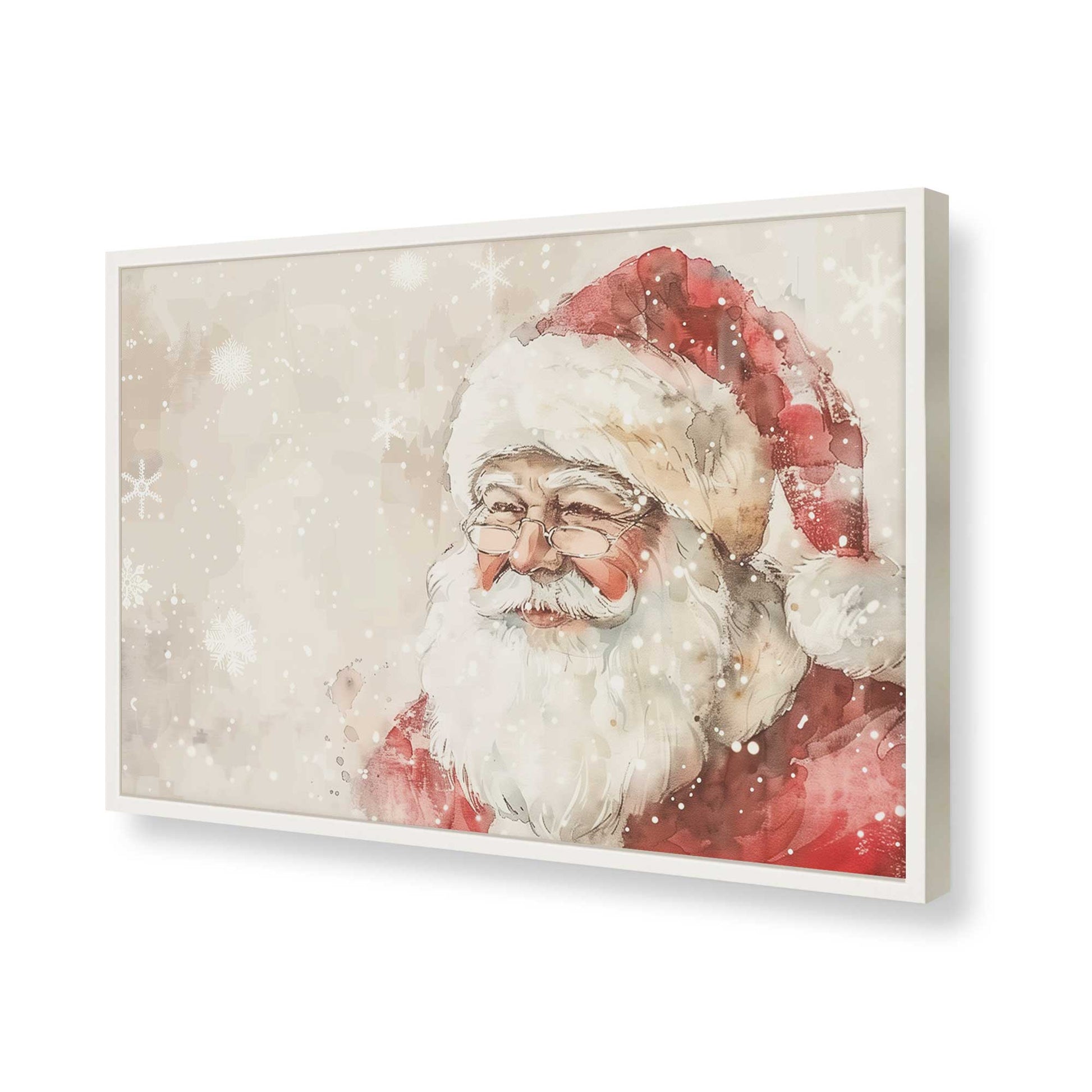 [Color:Opaque White], Picture of art in a Opaque White frame of the corner