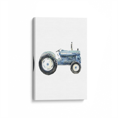 Vintage Tractors Canvas Print, Set of 3