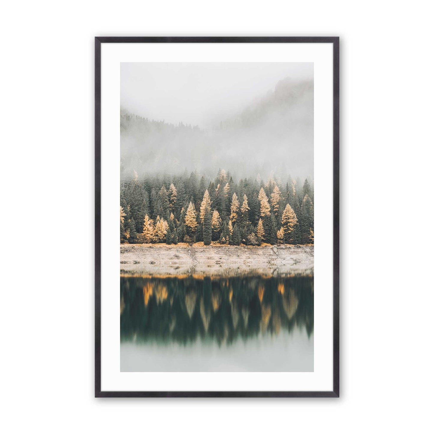 [Color:Weathered Zinc], Picture of art in a Weathered Zinc frame