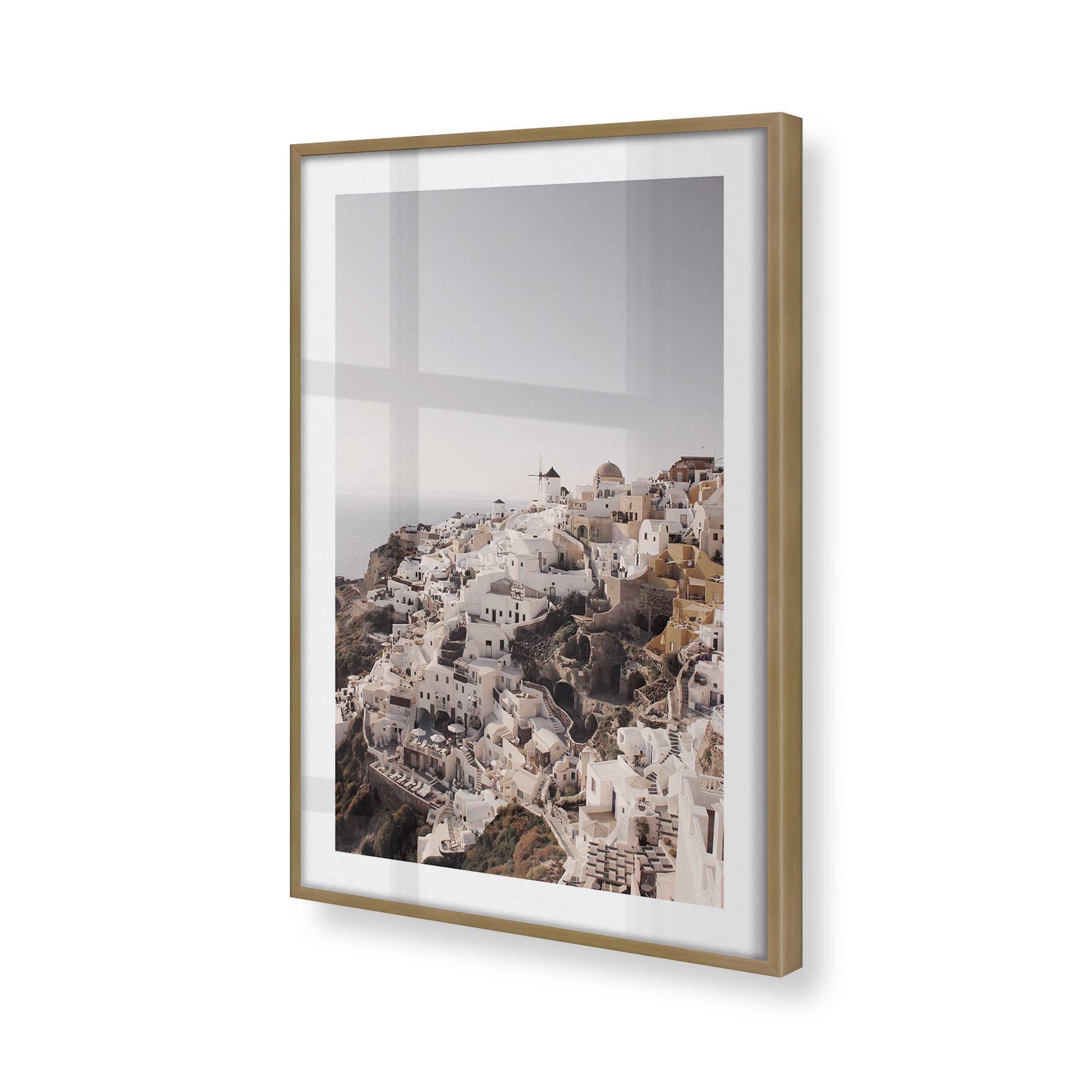 [Color:Brushed Gold], Picture of art in a Brushed Gold frame of the corner