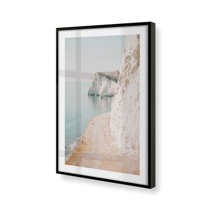 [Color:Satin Black], Picture of art in a Satin Black frame of the corner