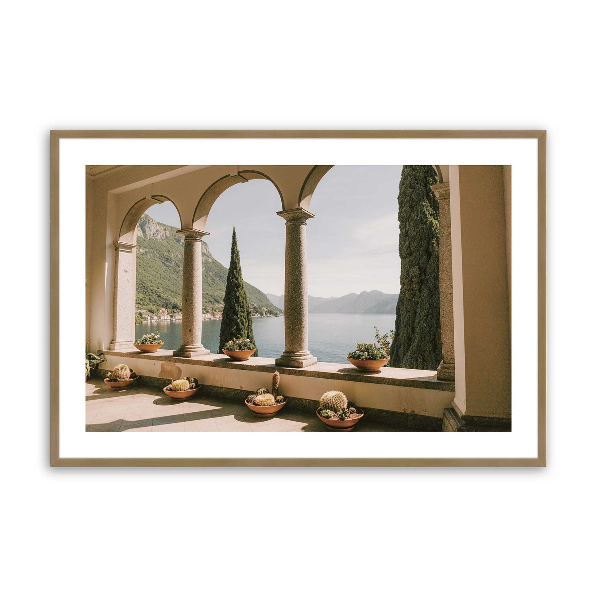 [Color:Brushed Gold], Picture of art in a Brushed Gold frame