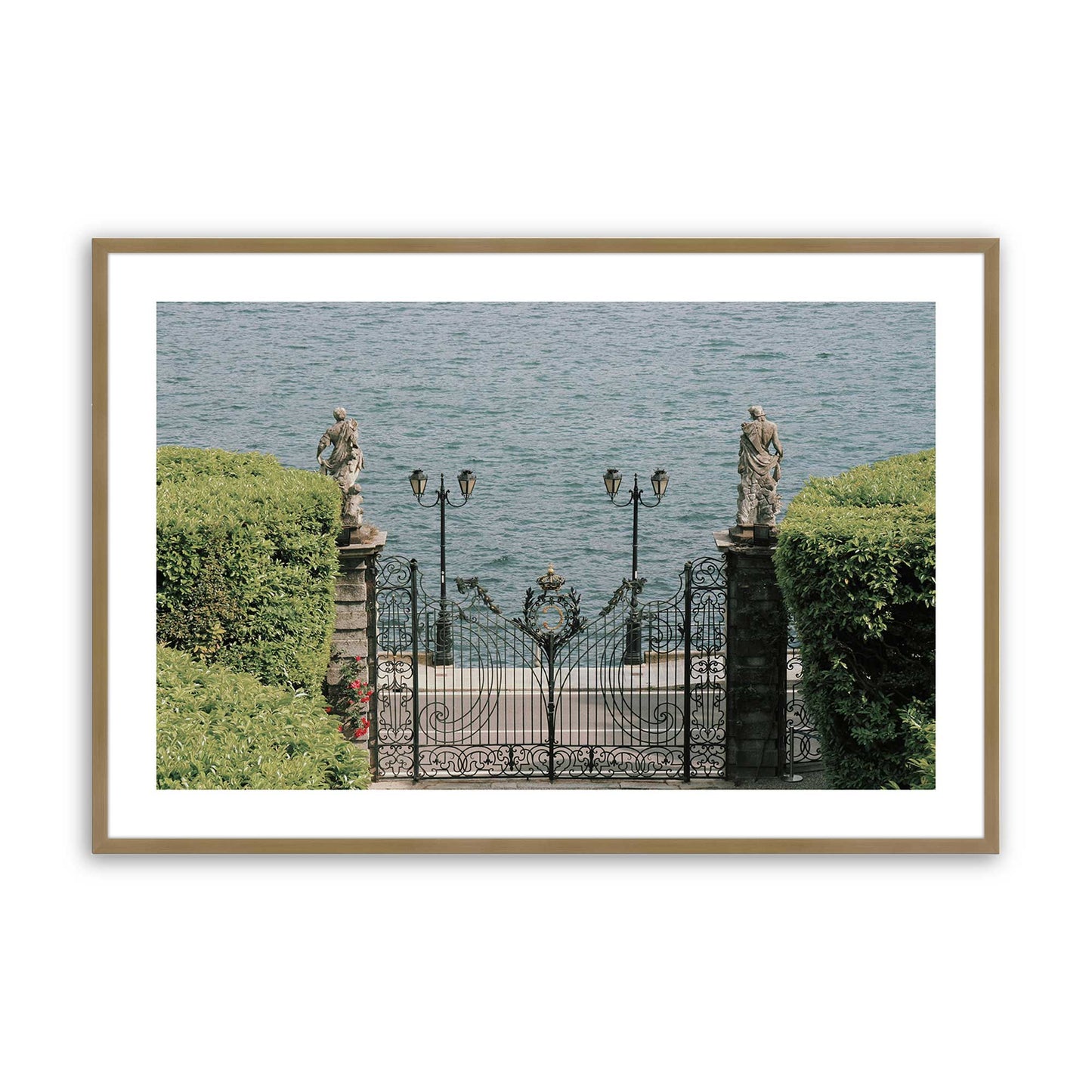[Color:Brushed Gold], Picture of art in a Brushed Gold frame