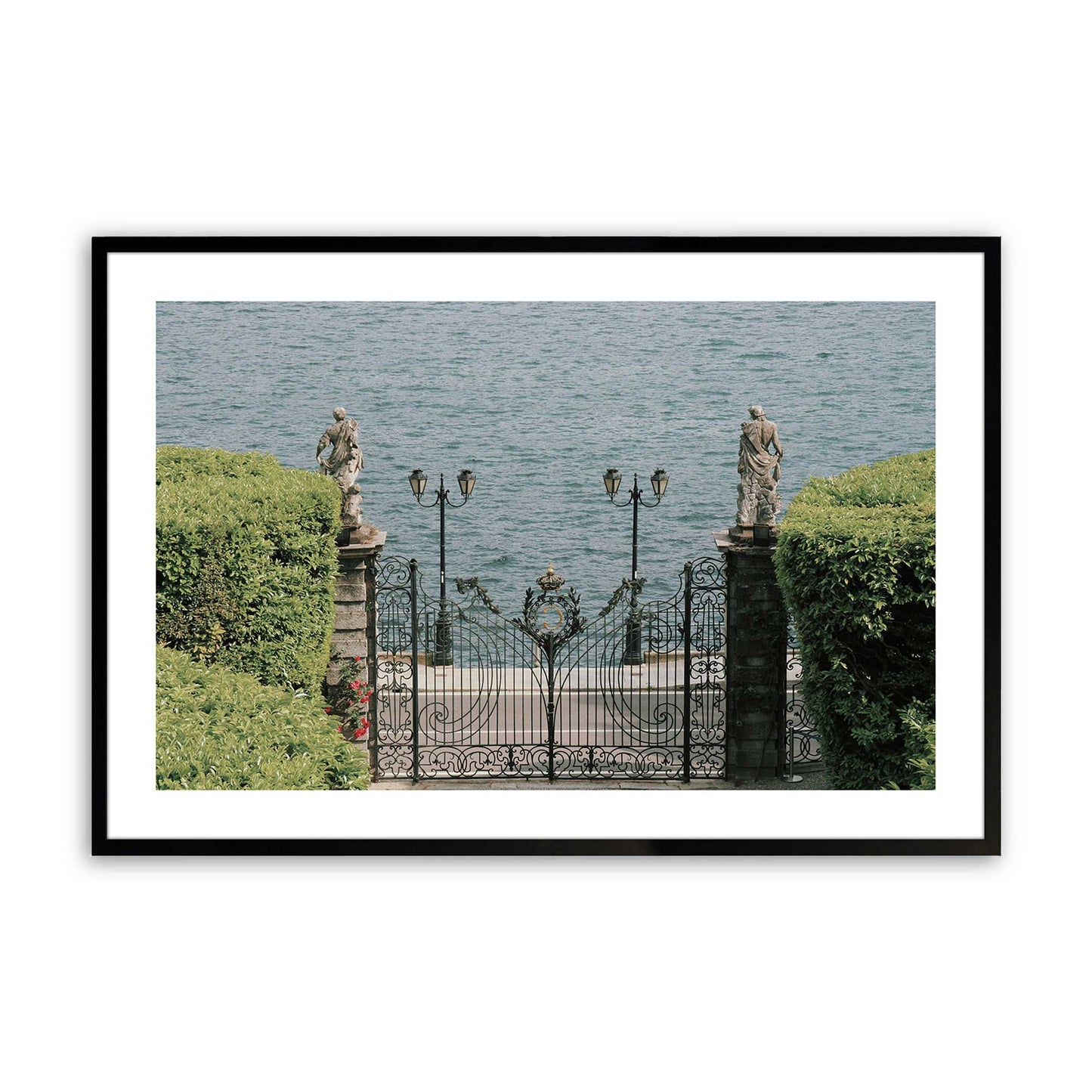 [Color:Satin Black], Picture of art in a Satin Black frame