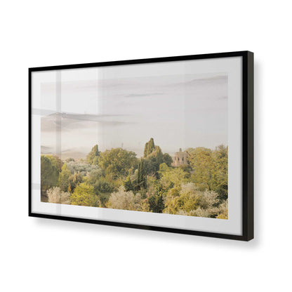 [Color:Satin Black], Picture of art in a Satin Black frame of the corner