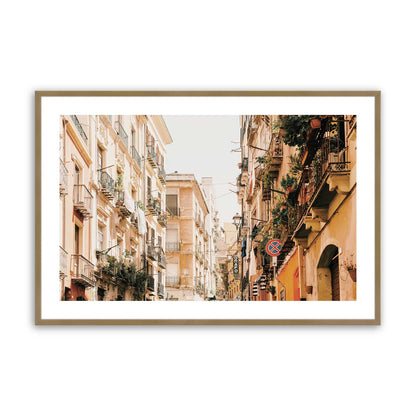 [Color:Brushed Gold], Picture of art in a Brushed Gold frame