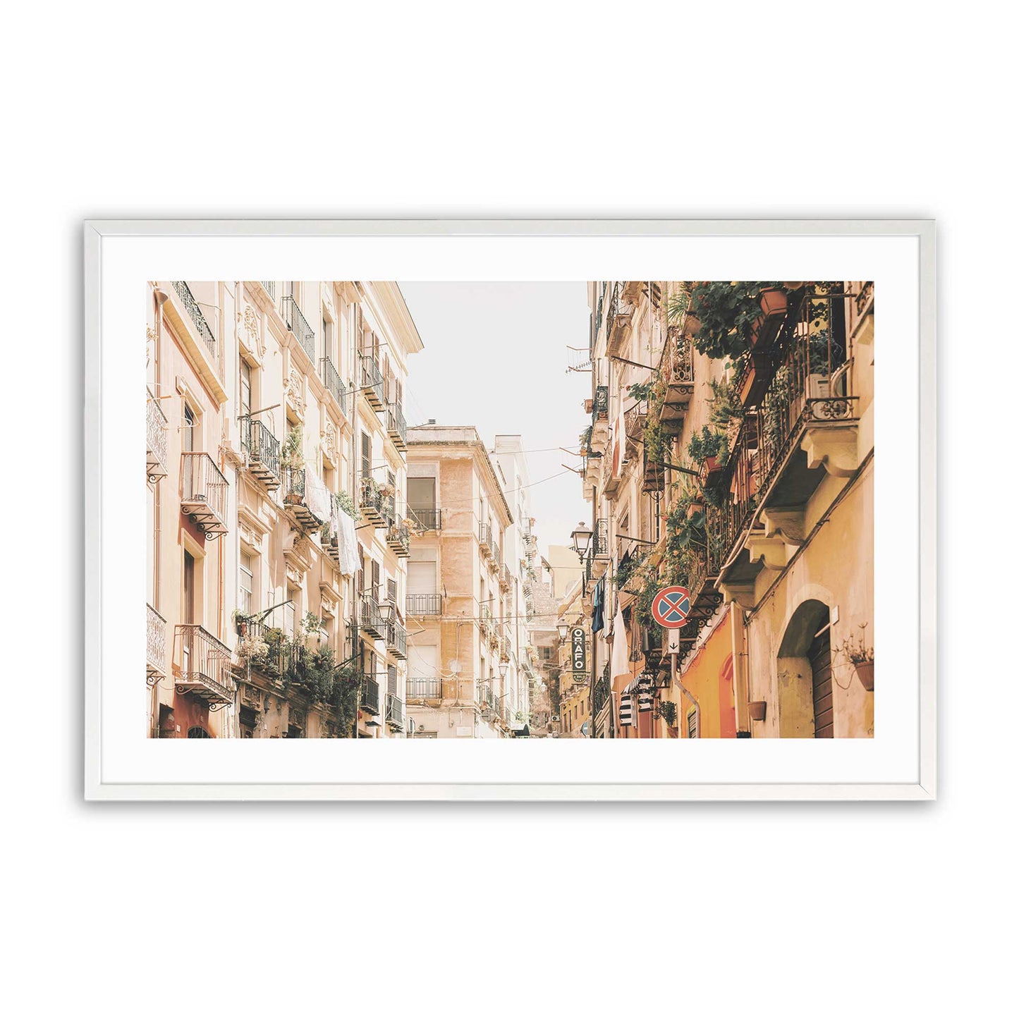 [Color:Opaque White], Picture of art in a Opaque White frame