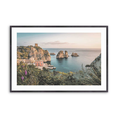 [Color:Weathered Zinc], Picture of art in a Weathered Zinc frame