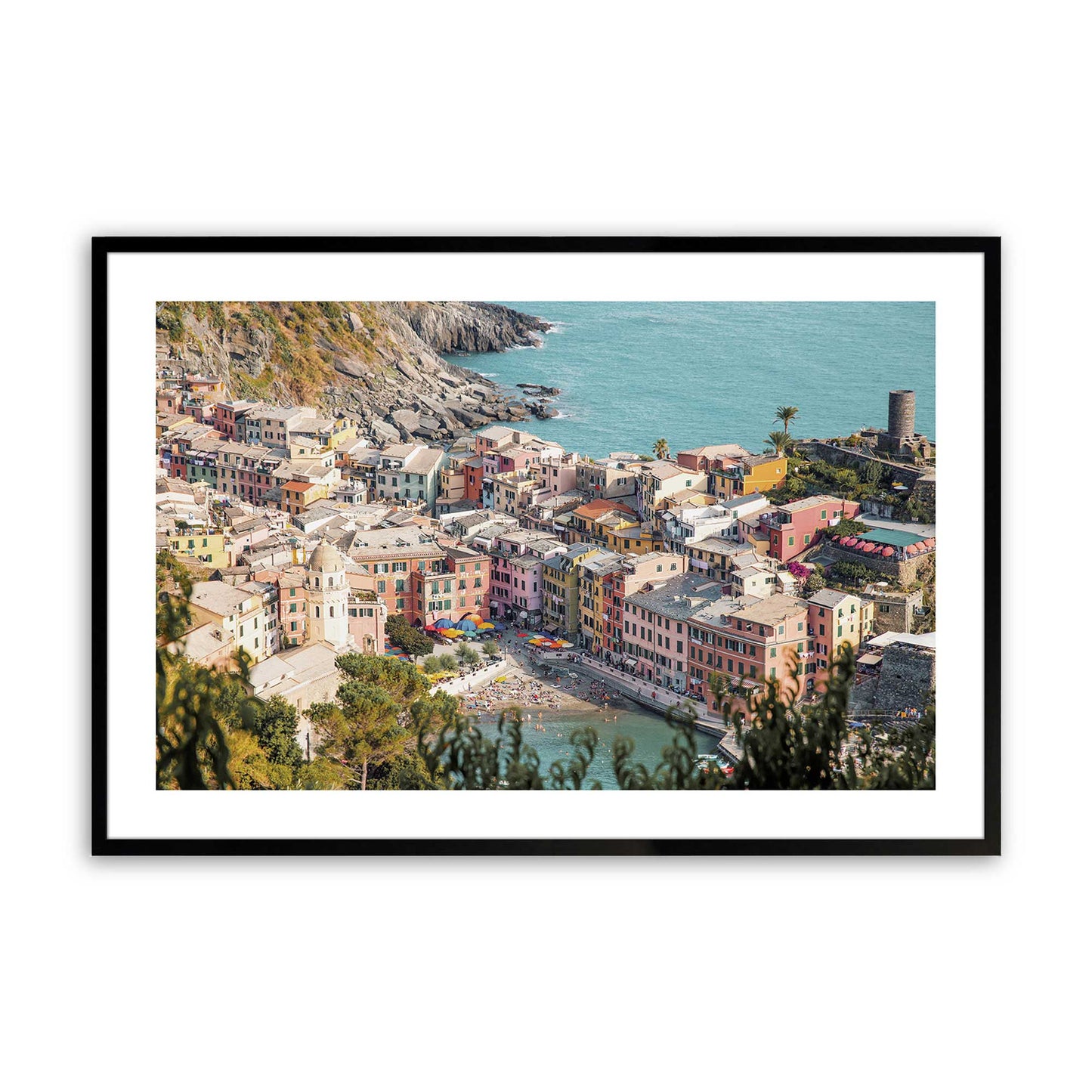 [Color:Satin Black], Picture of art in a Satin Black frame