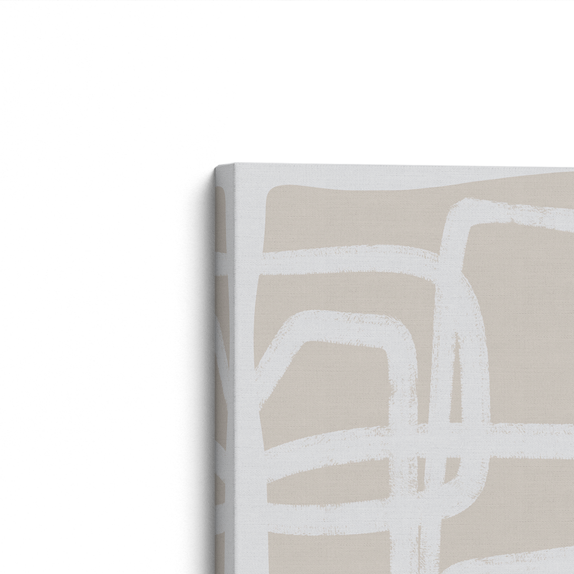 [color:Stretched Canvas], Corner of Picture of art on Canvas
