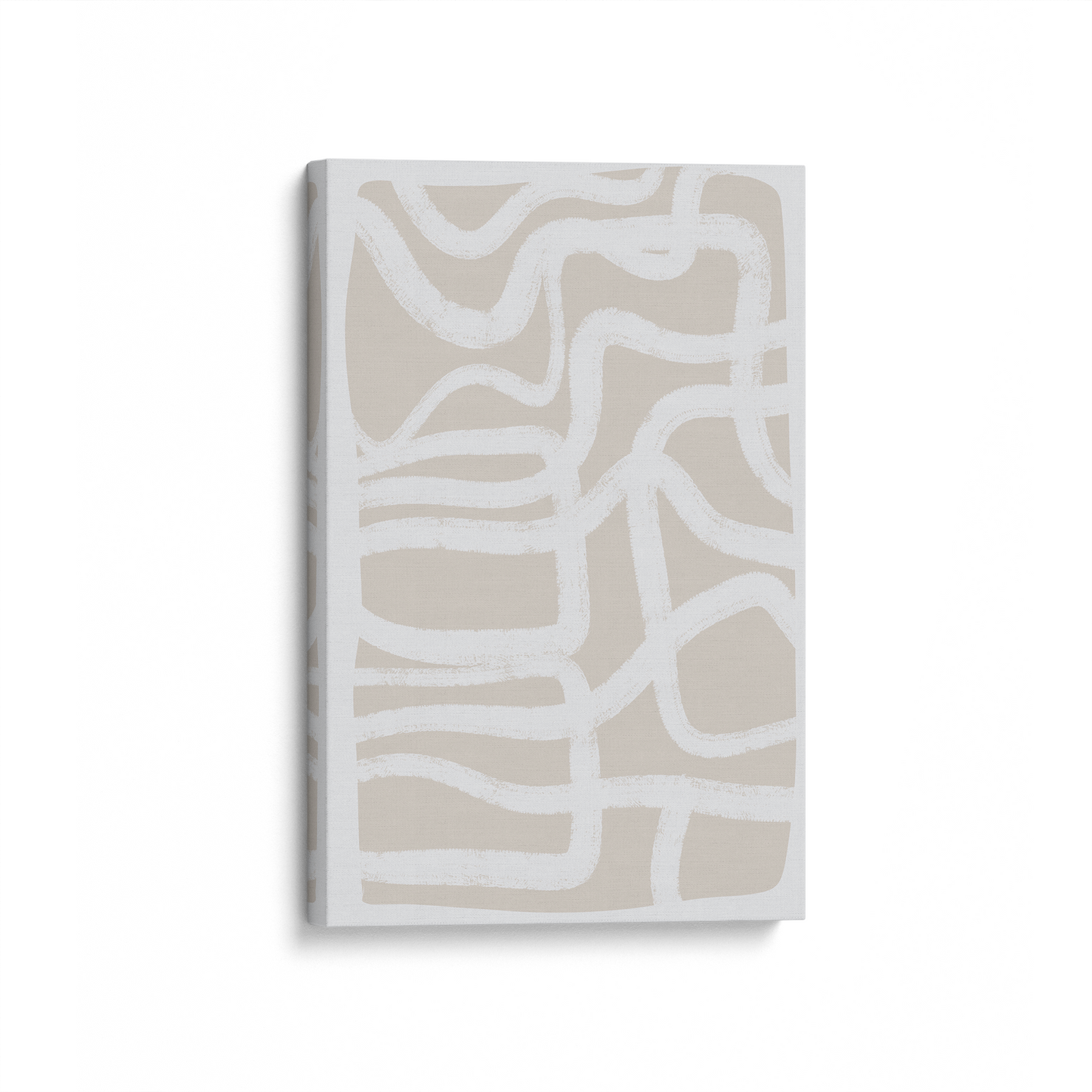 Wavy Connections Canvas Print, Set of 2