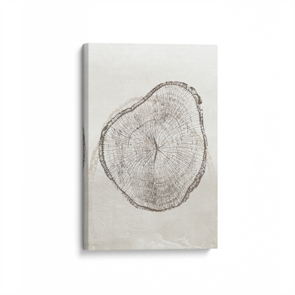 Timeless Tree Rings Canvas Print, Set of 3
